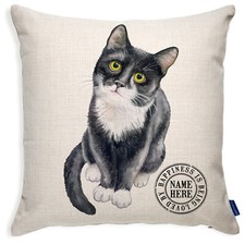 Personalised Cat Cushion Cover