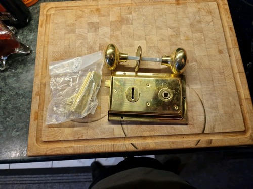 Brass rim and - and, knobs