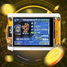 Nerdminer V2 1060kh/s BTC Solo Lottery Miner with 2.8-Inch Screen + Acrilyc Case