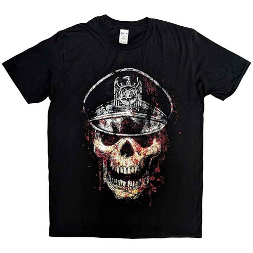 Slayer mens shirt skull - mens, hat