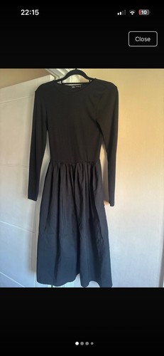 Zara black stretchy long - zara,