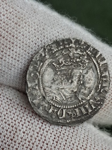 Hammered henry viii - hammered, silver