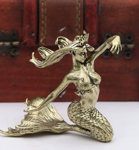 Large solid brass dancing - large,
