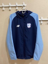 Cardiff City Football Zip Track Jacket New Balance Size M