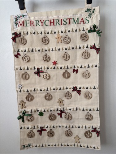 Advent calendar fabric panel - advent,