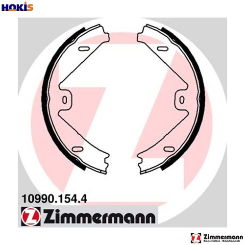 Brake shoe set parking - set,