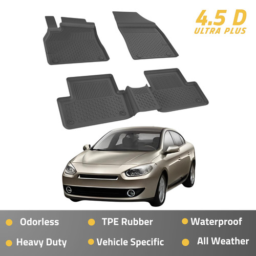 Floor mats for renault fluence - for,