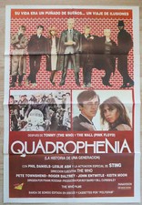 QUADROPHENIA Rare movie poster ARGENTINIAN MOD CLASSIC  STING THE WHO 