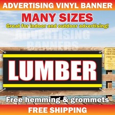 LUMBER Advertising Banner