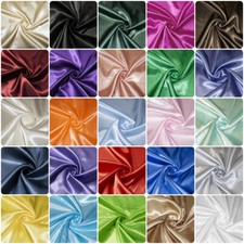Luxury Silky Satin Dress Craft Fabric Wedding Material 100% Polyester 150cm Wide