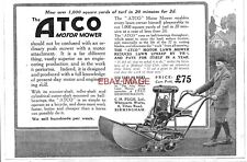 1921 Advert for 'ATCO' Motor