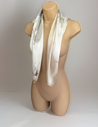 Ladies ivory black scarf arty - ladies,