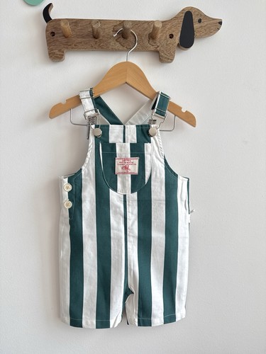 Baby green white striped - baby,
