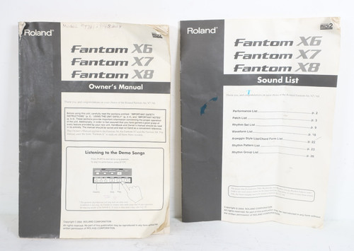Roland fantom x8 - roland, x7