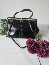 Vintage Black Leather Doctor's Bag | Made in England