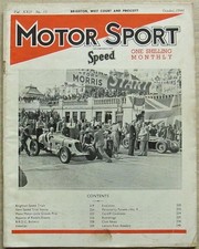 MOTOR SPORT Magazine Oct 1946 Brighton Speed Trials INTERNATIONAL PRESCOTT