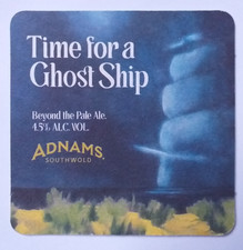 Beer mat ghost ship adnams - beer, mat.ghost