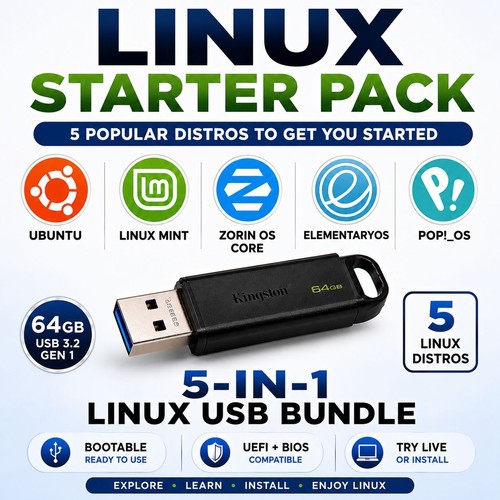 Linux starter pack in - linux,