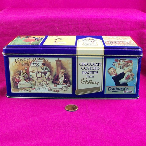 Tin cadbury chocolate cookie - cadbury,