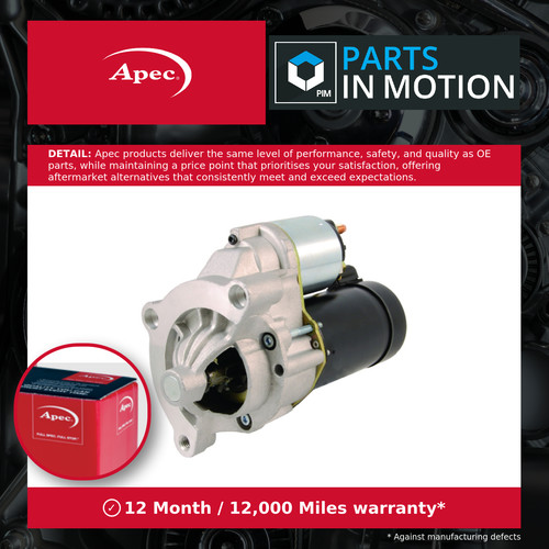 Starter motor fits peugeot - starter, 806