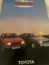 Toyota Celica Range Car Sales Info Brochure Sept 1982