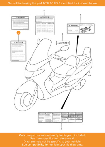 Suzuki label screen - screen, (german)