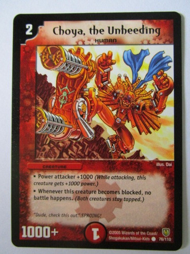 Duel masters choya the - choya,,