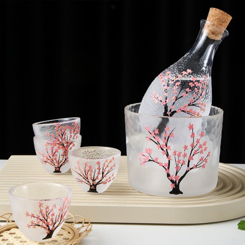 Sake pot set japanese - sake,