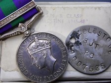 GSM Palestine 1945-48 clasp