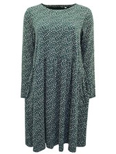 Ex-Seasalt Dress SEA MIRROR Copper Marks Tehidy GREEN Size 8 10 12 14 (RRP £55)
