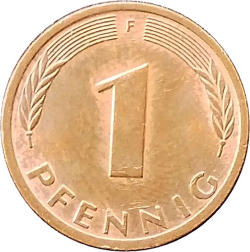 Germany pfennig coin 1981 f - germany,