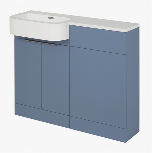 Blue bathroom vanity unit - blue,
