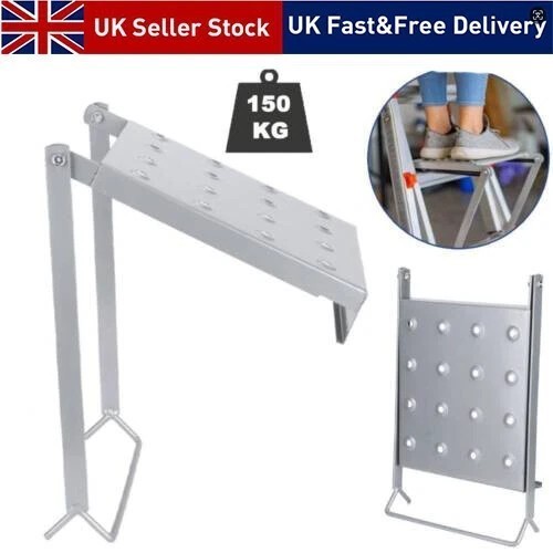 Folding work platform ladder - folding,