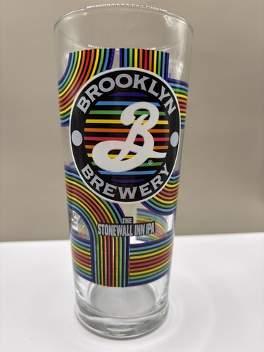 Rare pint glass brooklyn - 1x,