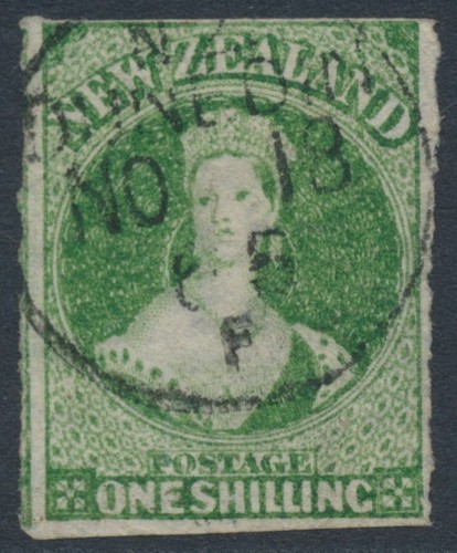 New zealand 1864 - zealand, 1/-