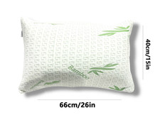 1x Memory Foam Bamboo Bed