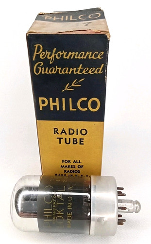 Antique 1940s radio tube with - 1940s,