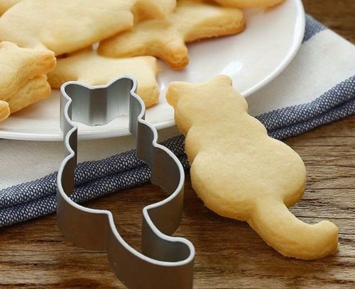 Cute cat shape cookie - cat,