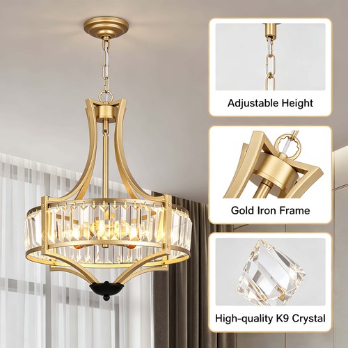 Elegant crystal glass - k9,