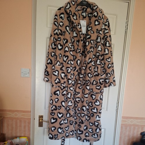 Ladies fleece dressing - ladies, gown