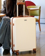 24 Inch Lightweight Business Travel Suitcase, Hardside Luggage, Silent Wheels