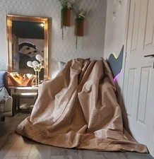 Handmade Heavy Lined Curtains 64" X 78" Per Panel 