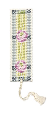 Mackintosh rose bookmark - mackintosh,
