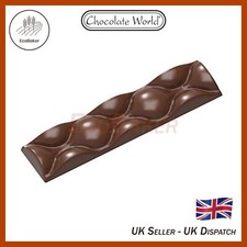 CW2488 – Chocolate World – Curved Bar Polycarbonate Mould By Frank Haasnoot