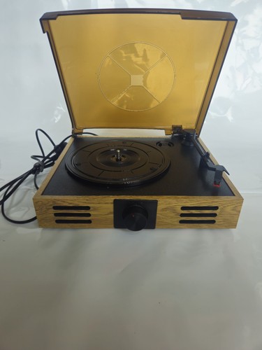 Retro style record player with - style,