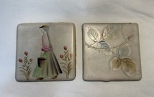 Antique 4 X 4 Handmade Ceramic