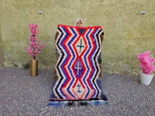 Moroccan berber rug colorful - moroccan,