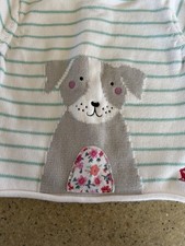 Joules Girls Boatneck White &