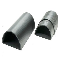 Catfish Ancistrus Breeding Shelter – D Shape Bristlenose Pleco Cave / Fry Watch