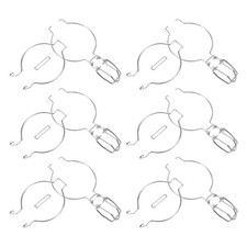  6 Pcs Hanging Mason Jars